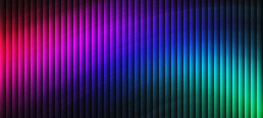 Fototapeta premium Vibrant vertical stripes create a modern abstract background with neon color gradients