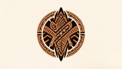 Isolated ancient Greek gold coin ornament featuring an antique metal pattern and vintage silver decoration on a white background