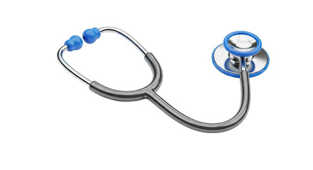 Stethoscope medical diagnostic instrument healthcare equipment isolated