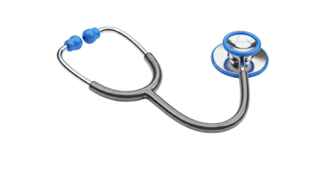 Stethoscope medical diagnostic instrument healthcare equipment isolated