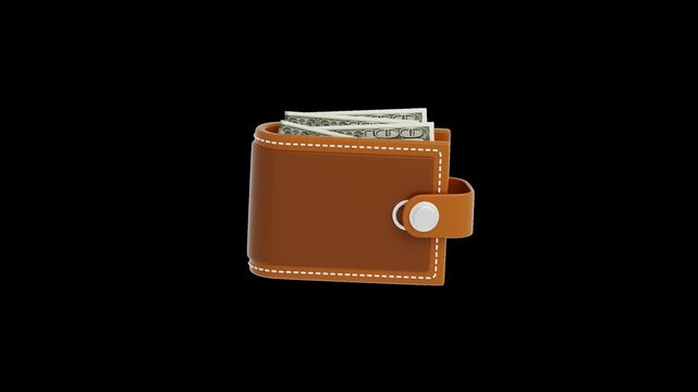 3D Cash Explosion | Alpha Channel