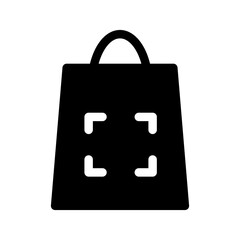 Paperbag Icon Vector Symbol Design Illustration