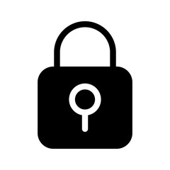 Lock Icon Vector Symbol Design Illustration