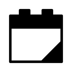 Calendar Icon Vector Symbol Design Illustration