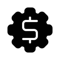 Cost Icon Vector Symbol Design Illustration