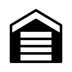 Warehouse Icon Vector Symbol Design Illustration