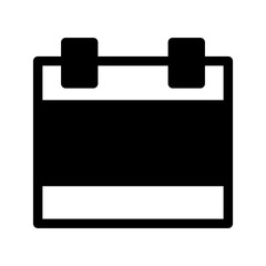 Calendar Icon Vector Symbol Design Illustration