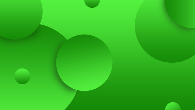 Background of the green bubble