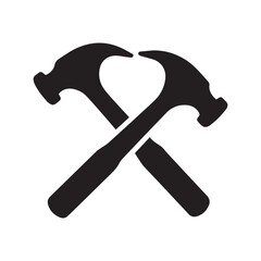 Friendly Handyman Logo With Soft Rounded Hammer Design
