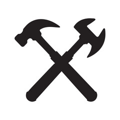 Minimal Shadow Handyman Logo Adding Depth To Flat Design