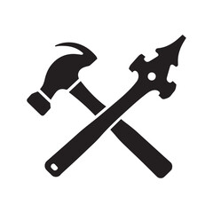 Ultra Simple Repair Service Icon For Long Term Branding