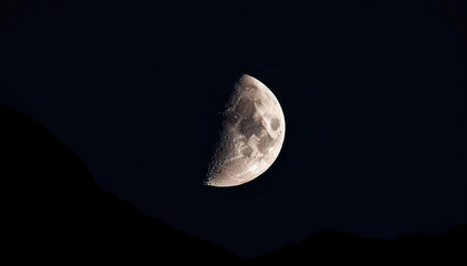 Crescent Moon And Ridge Line 3 12 2021