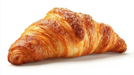 Croissant isolated on white background