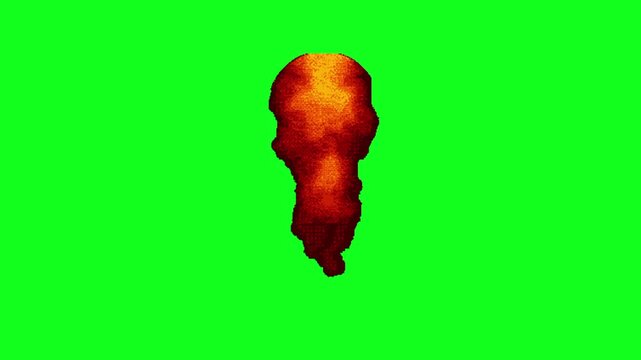 Fire rocket animation