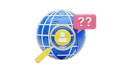 Global Search for People with Questions