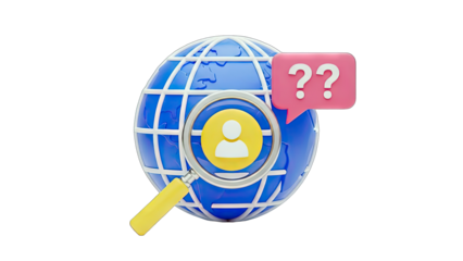 Global Search for People with Questions