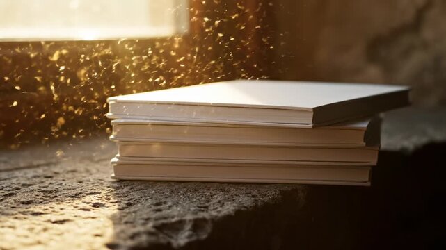 stack of books