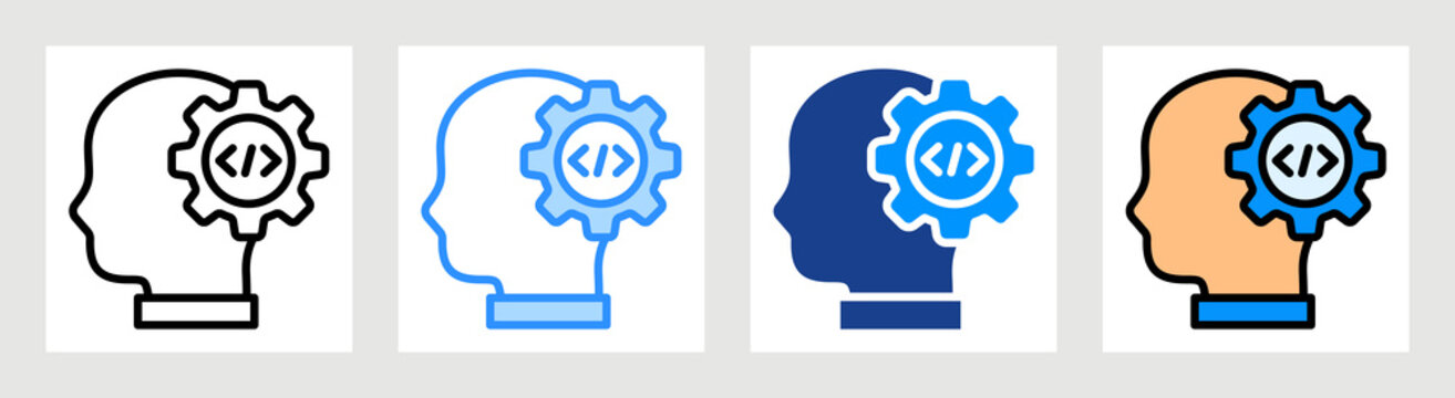 Logic Programming  Icon Collection Set Multiple Style