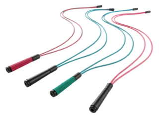 Jump rope skipping rope fitness equipment exercise workout cardio training plastic handle gym accessory colorful jump rope skipping rope fitness