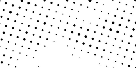 Monochrome Halftone Dots Pattern Background for Graphic Design and Art Projects.vector illustration eps10