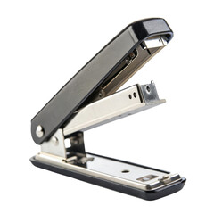 Stapler office tool stationery metal plastic desktop supply practical stapler office tool for stationery on transparency background