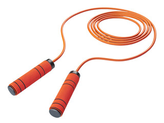 Jump rope fitness exercise training sport orange equipment cardio jump rope fitness exercise training sport orange equipment cardio transparency