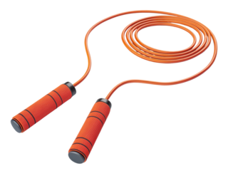 Jump rope fitness exercise training sport orange equipment cardio jump rope fitness exercise training sport orange equipment cardio transparency