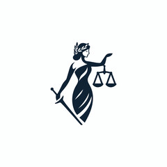 Femida Goddess Law Logo