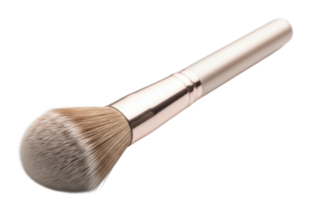 Makeup application brush beauty high-quality product isolated on transparent background