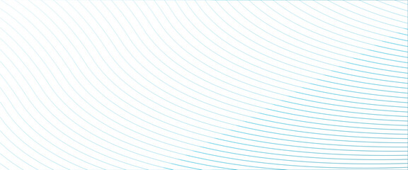 Vector Minimal Abstract Blue Wavy Line Background