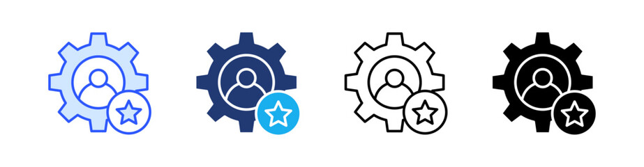 Professional Multiple Style Icon Set Vector 