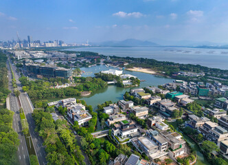 Obraz premium Shenzhen Bay Happy Coast, Nanshan District, Shenzhen City, Guangdong Province