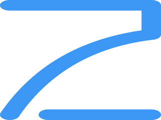 Obraz premium Letter Z Initial Logo Collection Element