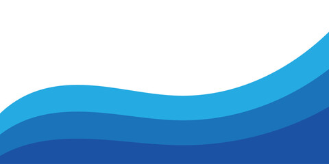 abstract creative blue wave background design.