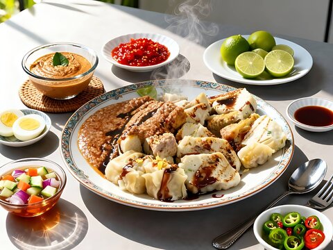 Indonesian Cuisine Series : The Delicious Baso Tahu and Siomay (Meatball with Tofu and Steamed Dumpling served with Peanut Sauce) 006