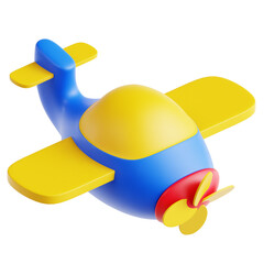 Helicopter Toy 3D Illustration