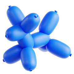 Balloon Dog 3D Illustration
