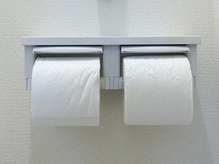 棚付ワンタッチ式2連紙巻器	
