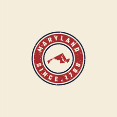 Maryland Vintage State Badge