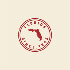 Florida Vintage State Badge