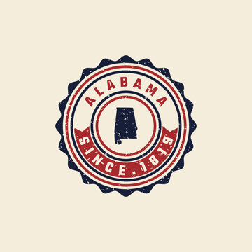 Alabama Vintage State Badge
