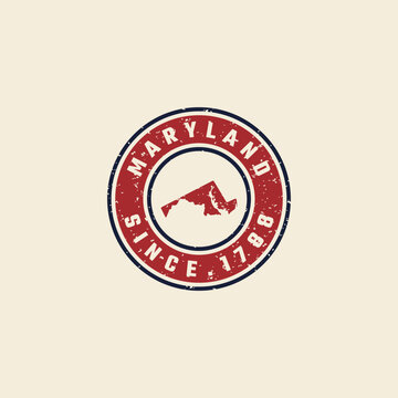 Maryland Vintage State Badge