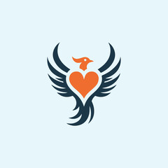 Phoenix Heart Logo