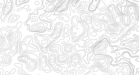 Geographic mountain relief diagram line wave carve pattern. Geography landscape Topo contour map on white background.

