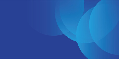 Abstract modern blue circles background. Modern minimal vector design template. geometric shapes background for web banner, flyer, poster, brochure, cover
