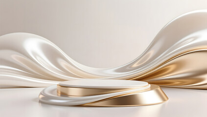 Premium E-commerce Fluid Booth Showcasing Luxurious Curves