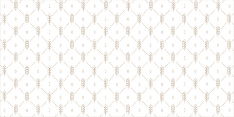 Wheat pattern wallpaper. oat symbol. free space for text. rice sign. Rice pattern wallpaper. © Muhammad