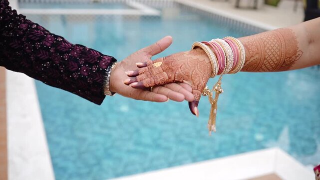 Elegant Indian Engagement Ring Ceremony with Traditional and Modern Elements