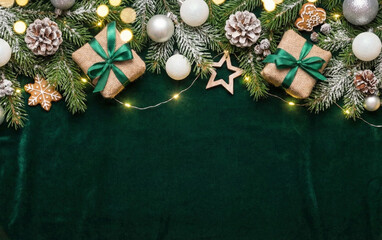 Christmas Green  Decorations For Holiday