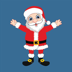 cartoon santa claus